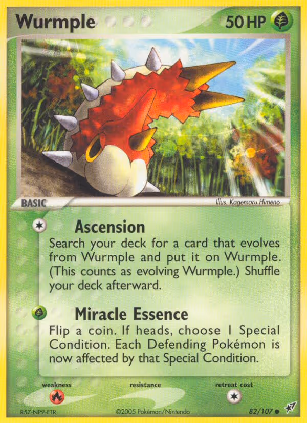 Wurmple 82/107 Pokemon card