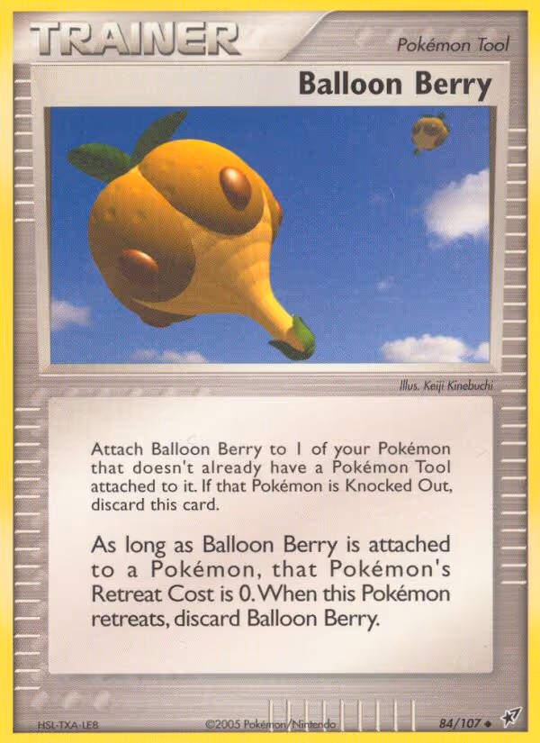 Balloon Berry 84/107 Pokemon card