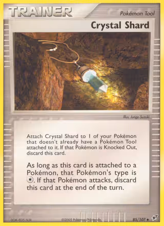 Crystal Shard 85/107 Pokemon card
