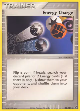 Energy Charge 86/107 Pokemon card