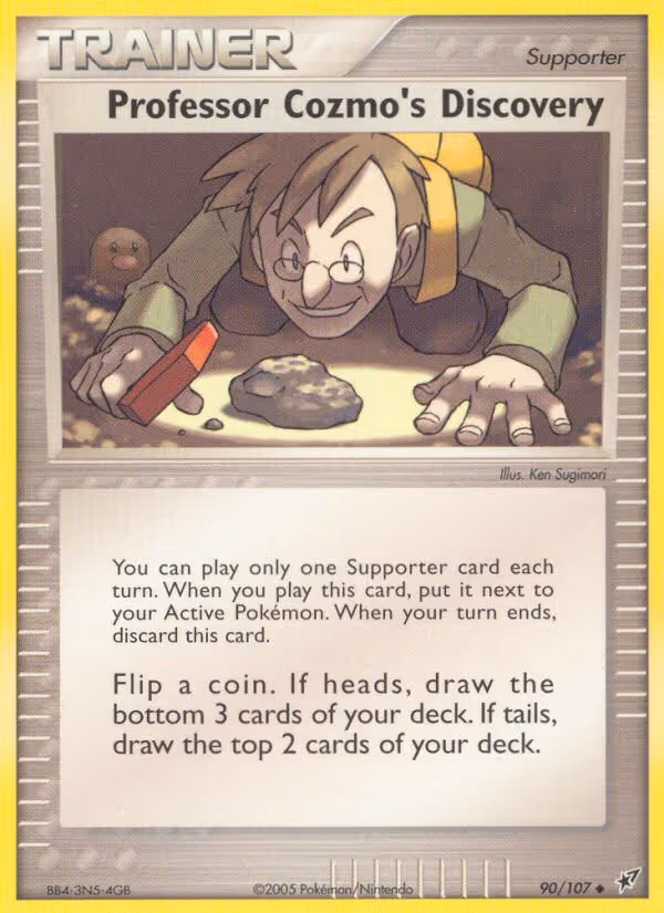 Professor Cozmo's Discovery 90/107 Pokemon card