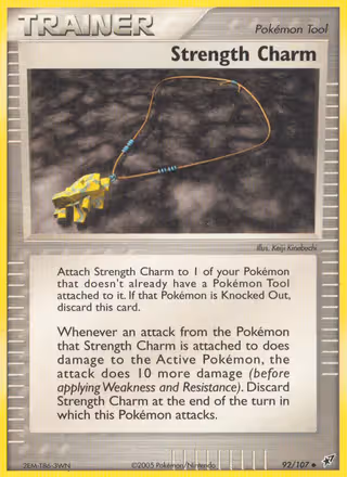 Strength Charm 92/107 Pokemon card