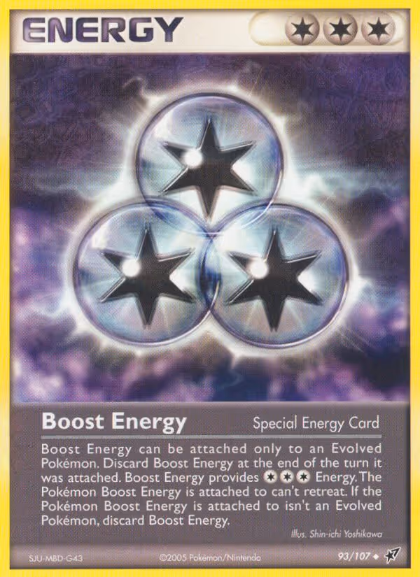 Boost Energy 93/107 Pokemon card