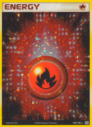 Fire Energy 102/106 Pokemon card