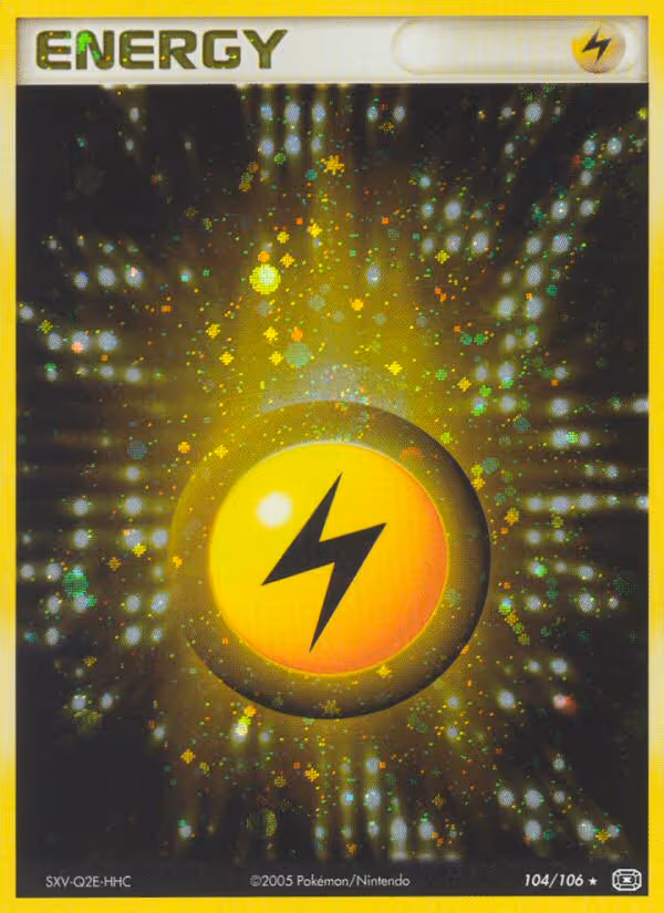 Lightning Energy 104/106 Pokemon card
