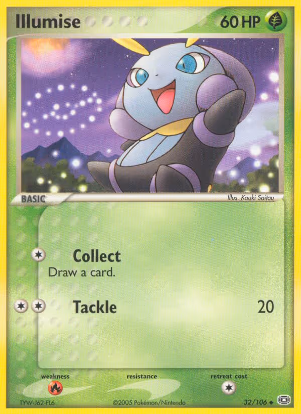 Illumise 32/106 Pokemon card