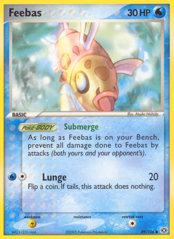 Feebas 49/106 Pokemon card
