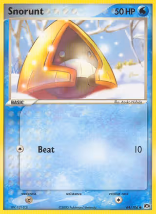 Snorunt 64/106 Pokemon card