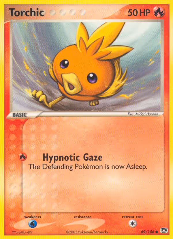 Torchic 69/106 Pokemon card