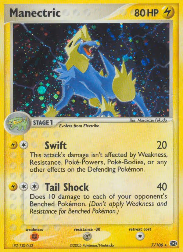 Manectric 7/106 Pokemon card