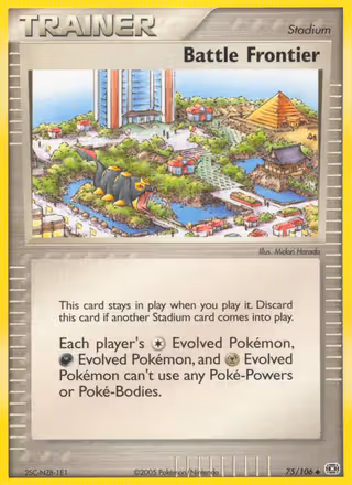 Battle Frontier 75/106 Pokemon card