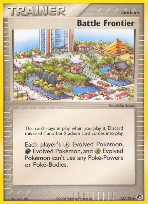 Battle Frontier 75/106 Pokemon card