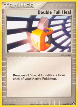 Double Full Heal 76/106 Pokemon card