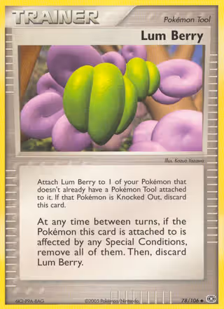 Lum Berry 78/106 Pokemon card