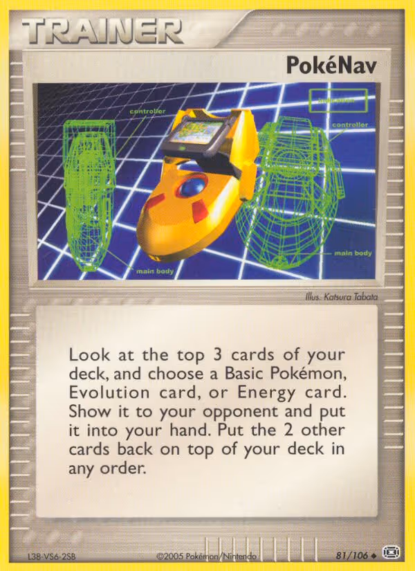 PokéNav 81/106 Pokemon card