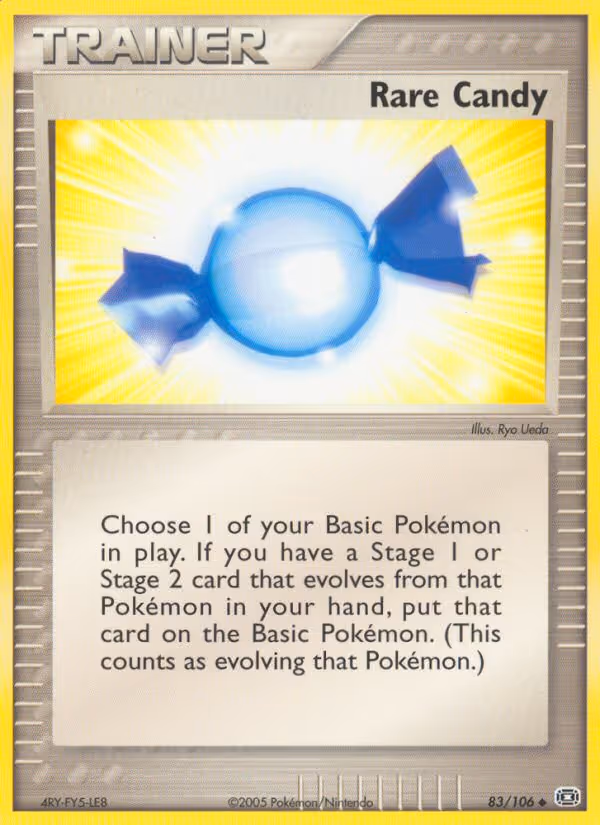 Rare Candy 83/106 Pokemon card
