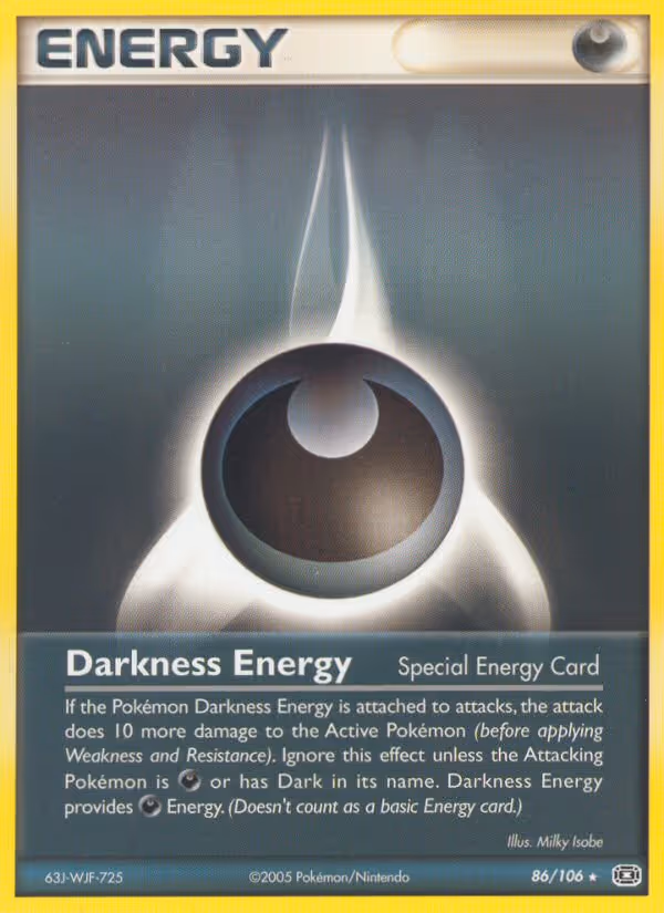 Darkness Energy 86/106 Pokemon card