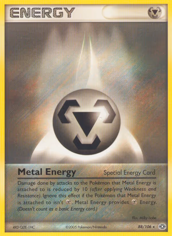 Metal Energy 88/106 Pokemon card