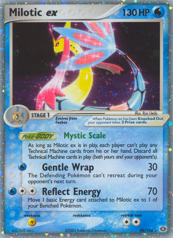 Milotic ex 96/106 Pokemon card