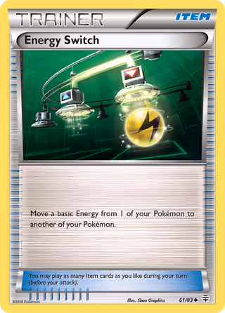 Energy Switch 61/83 Pokemon card