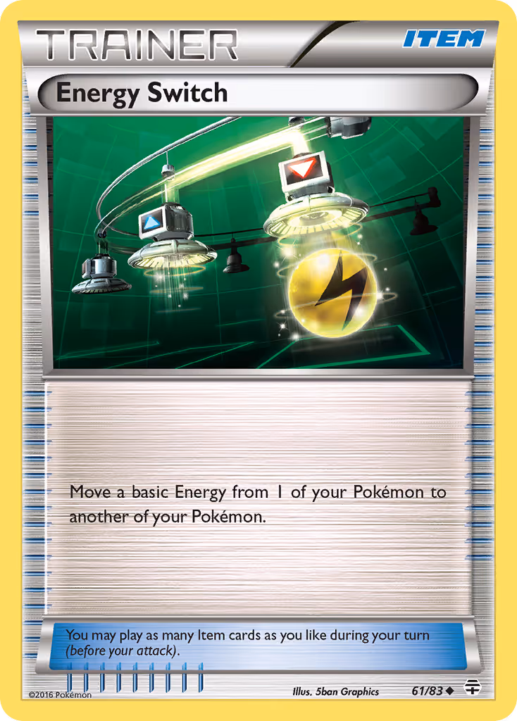 Energy Switch 61/83 Pokemon card