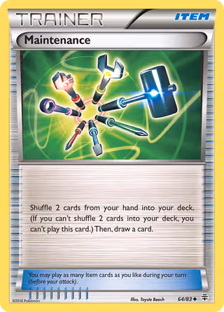 Maintenance 64/83 Pokemon card