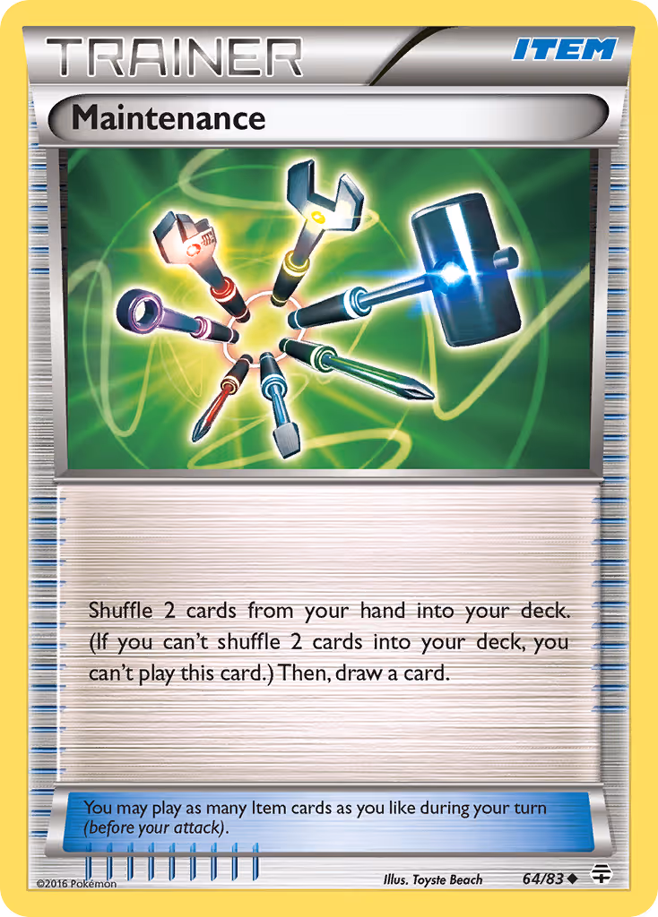 Maintenance 64/83 Pokemon card