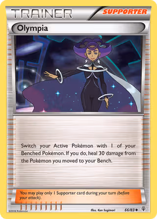 Olympia 66/83 Pokemon card