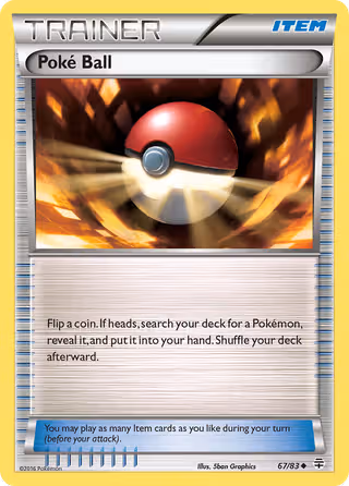 Poké Ball 67/83 Pokemon card