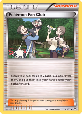 Pokémon Fan Club 69/83 Pokemon card