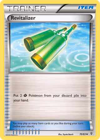Revitalizer 70/83 Pokemon card
