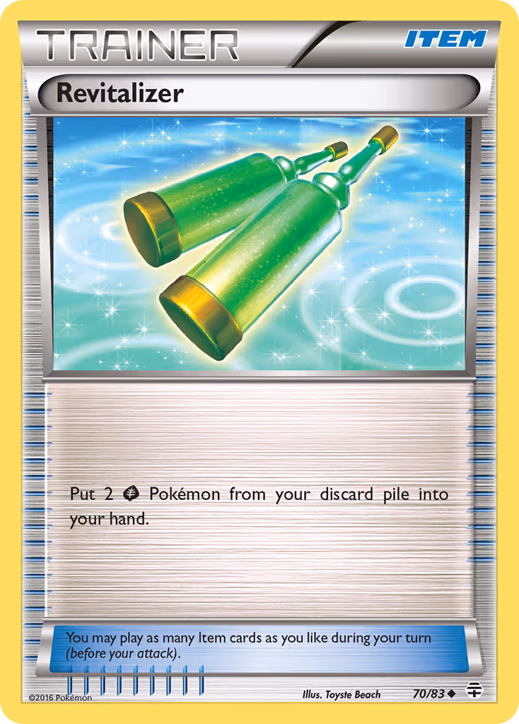 Revitalizer 70/83 Pokemon card