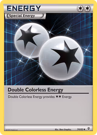 Double Colorless Energy 74/83 Pokemon card
