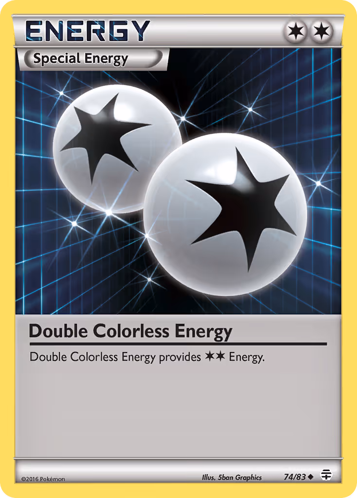 Double Colorless Energy 74/83 Pokemon card