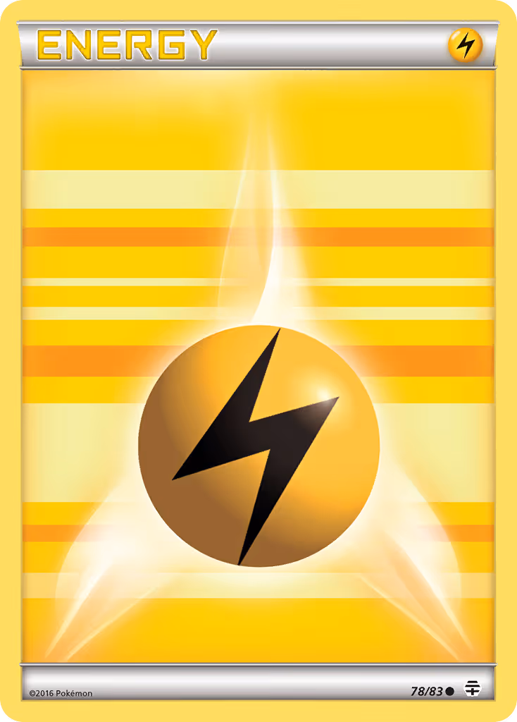 Lightning Energy 78/83 Pokemon card