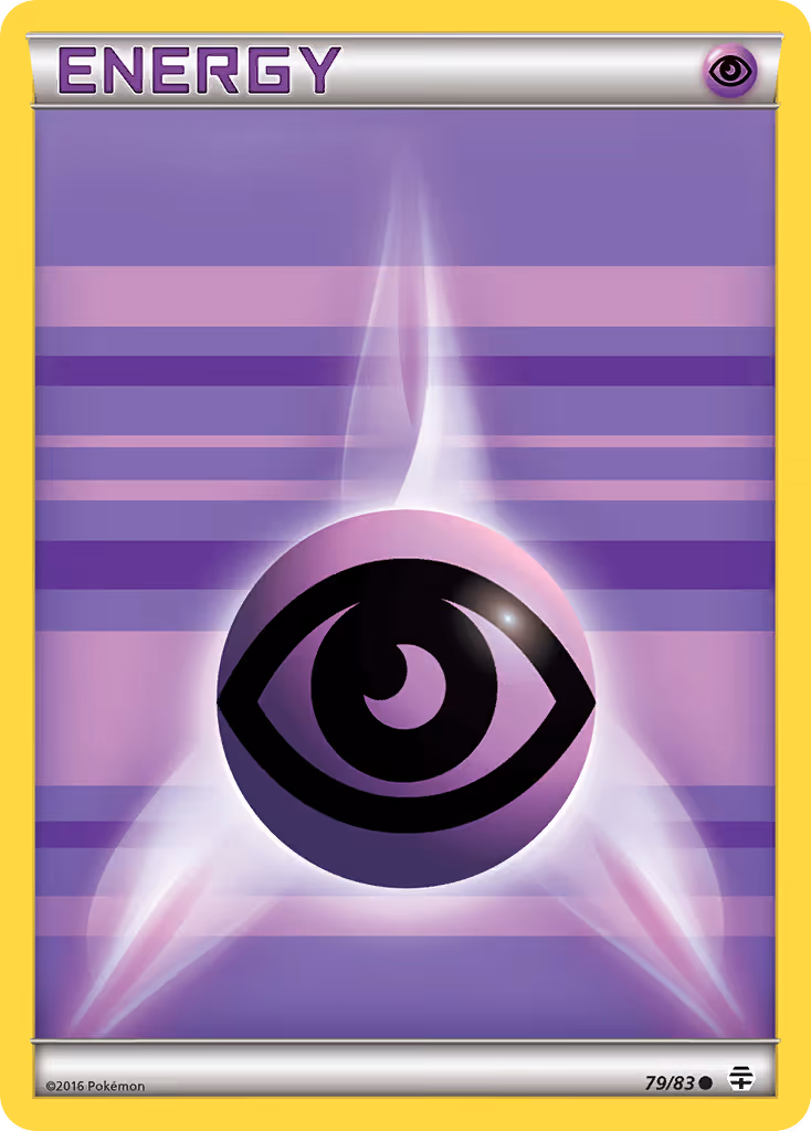 Psychic Energy 79/83 Pokemon card