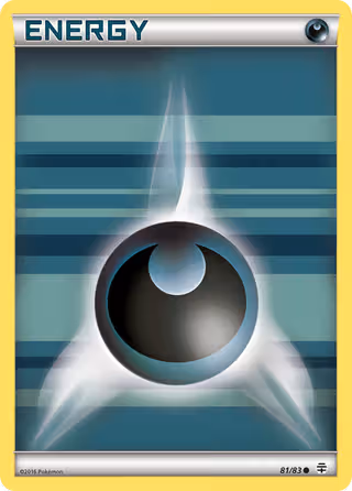 Darkness Energy 81/83 Pokemon card