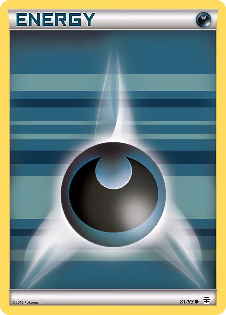 Darkness Energy 81/83 Pokemon card