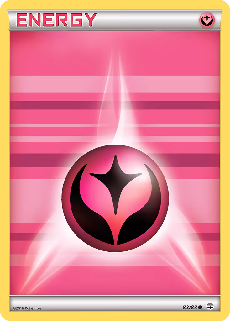 Fairy Energy 83/83 Pokemon card