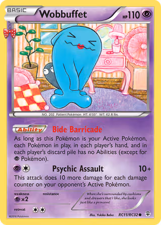 Wobbuffet RC11 Pokemon card