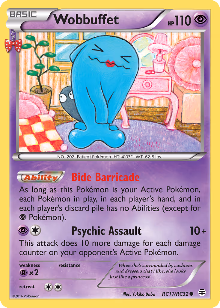 Wobbuffet RC11 Pokemon card