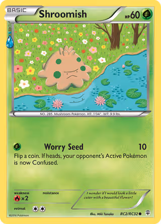 Shroomish RC2 Pokemon card