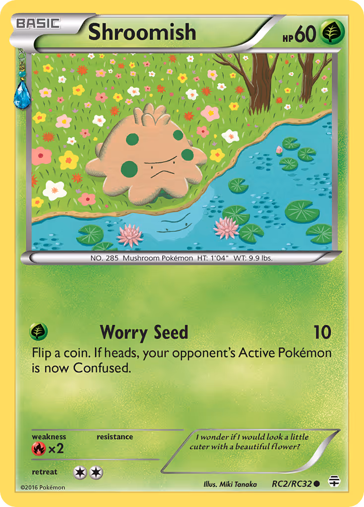 Shroomish RC2 Pokemon card
