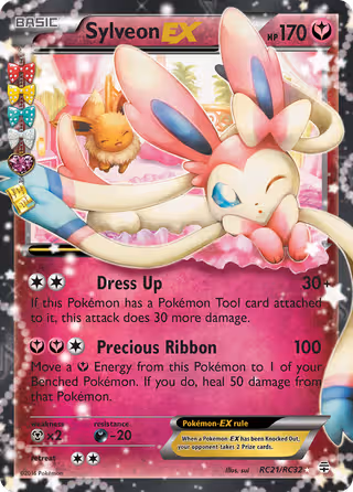 Sylveon EX RC21 Pokemon card