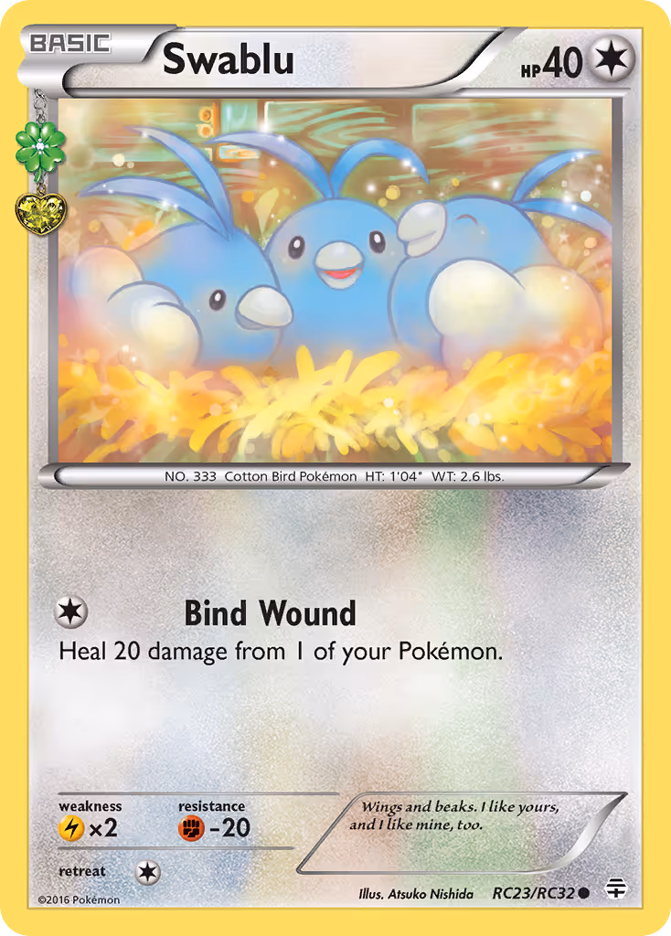 Swablu RC23 Pokemon card