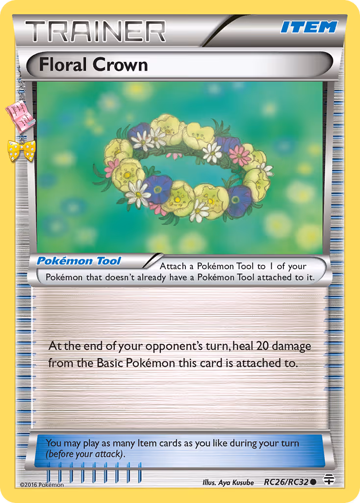 Floral Crown RC26 Pokemon card