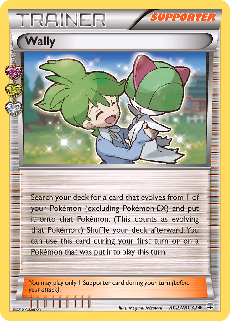 Wally RC27 Pokemon card