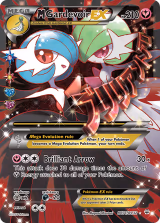 M Gardevoir EX RC31 Pokemon card