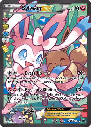 Sylveon EX RC32 Pokemon card