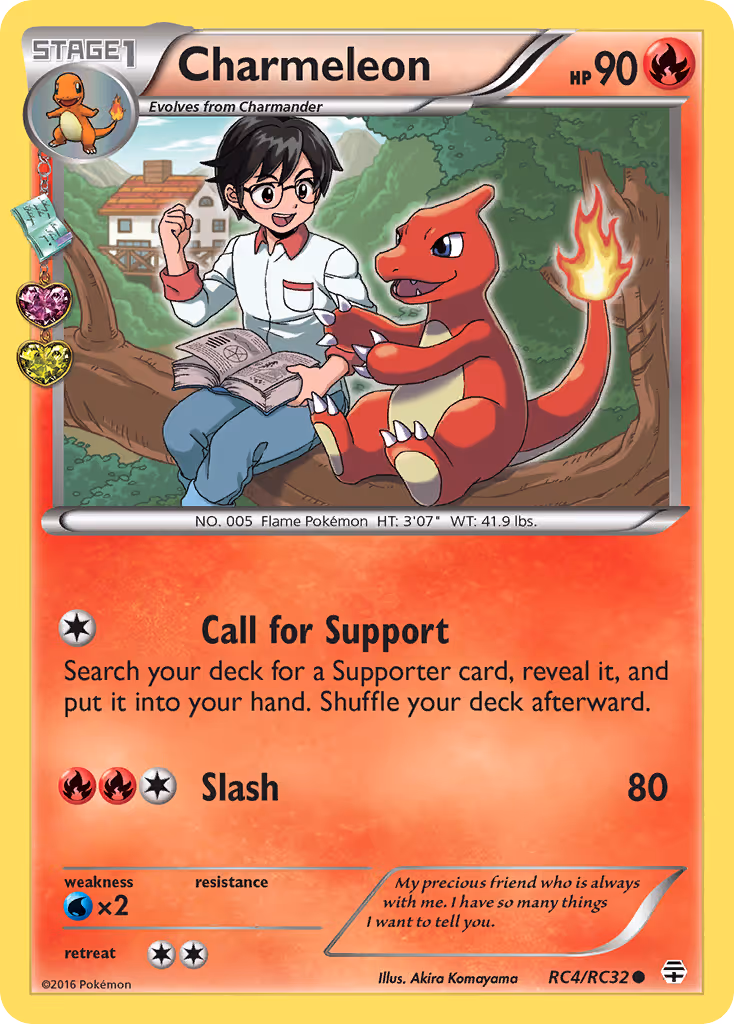 Charmeleon RC4 Pokemon card